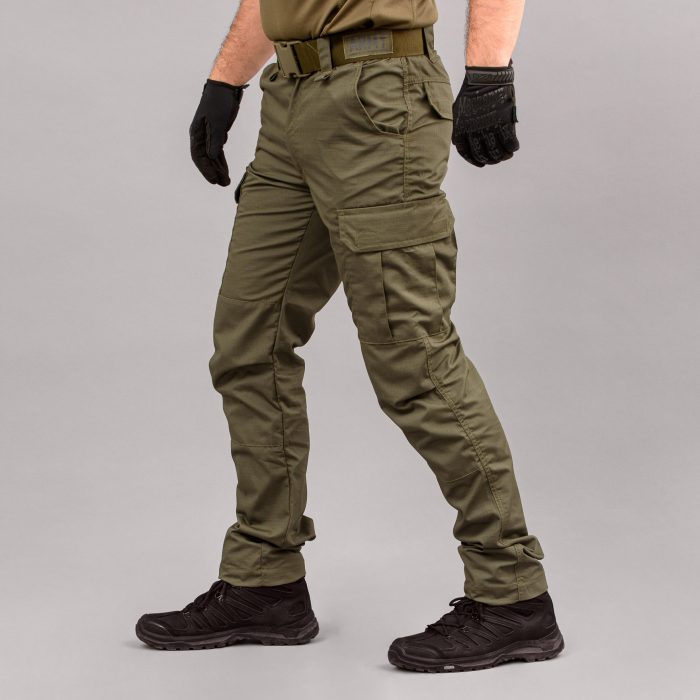 Штани тактичні "ARMY" OLIVE з ременем 5 см (Rip-Stop) - Зображення 2