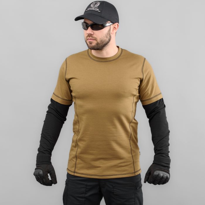 Футболка з рукавами "KHAKI" (Трикотаж) - Зображення 1