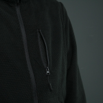 Тактична вітрозахисна флісова кофта Militex mod. 5 Чорна - Зображення 10