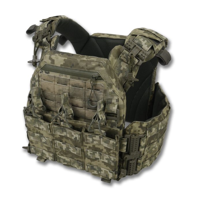 Плитоноска Kiborg GU Gen.2 + з'ємна панель для трьох магазинів Піксель - Зображення 8