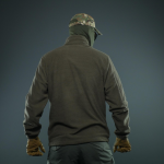 Тактична вітрозахисна флісова кофта Militex mod. 5 Хакі - Зображення 7