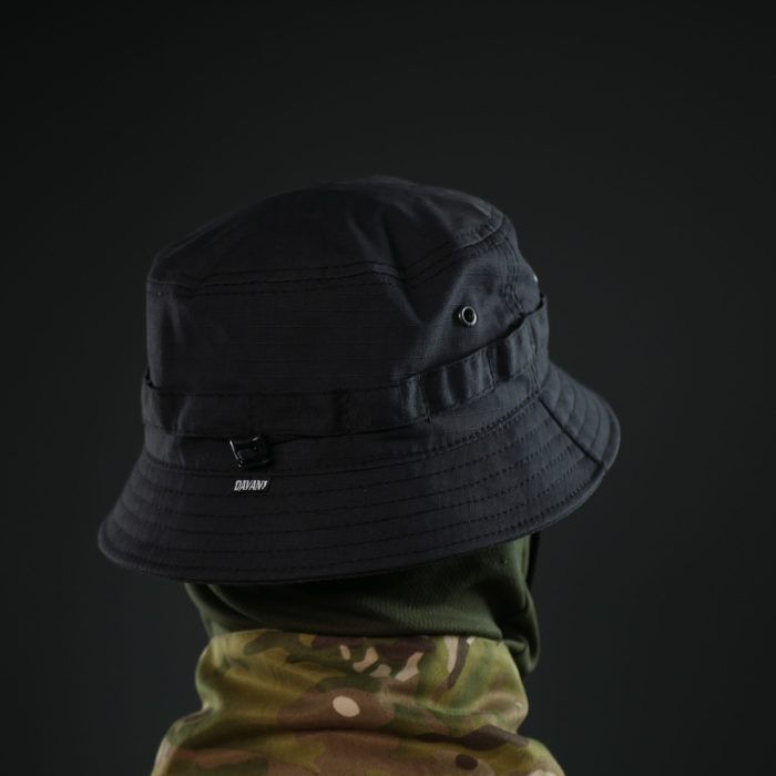 Армійська панама PLV (ріп-стоп) Чорна - Зображення 6
