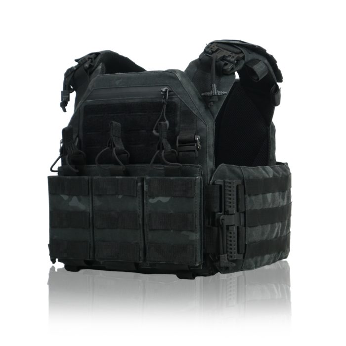 Плитоноска Kiborg GU Gen.2 + з'ємна панель для трьох магазинів Чорний Мультикам - Зображення 8