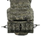 Комплект Плитоноска Kiborg GU Gen.2 з двома підсумками та захистом 1 класу Піксель - Зображення 5