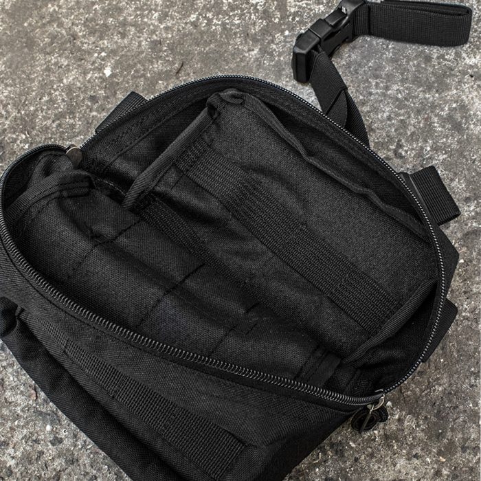 Підсумок на стегно "ANTITERROR II" BLACK (Cordura) - Зображення 4