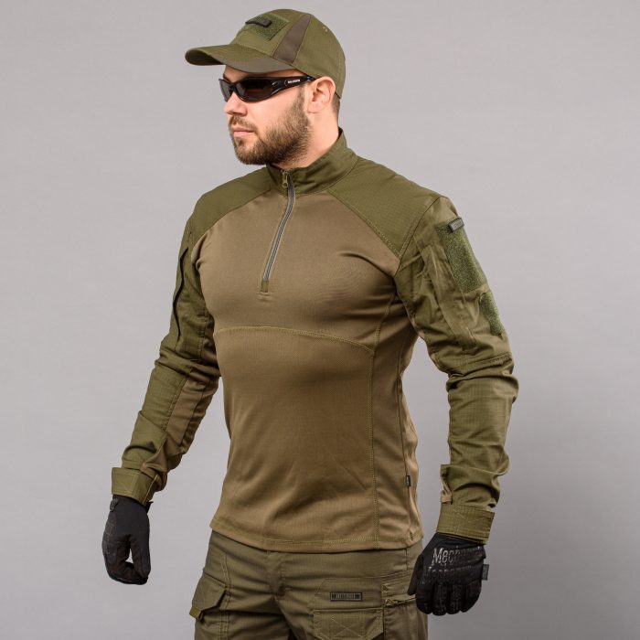 Сорочка бойова UBACS "ANTITERROR II" OLIVE (Rip-Stop + CoolPass + Ribana) - Зображення 2