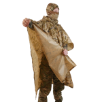 Пончо-дощовик Kiborg із запаяними швами Піксель - Зображення 2