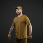 Вогнестійка футболка Militex койот з технологіює Power Dry - Зображення 7