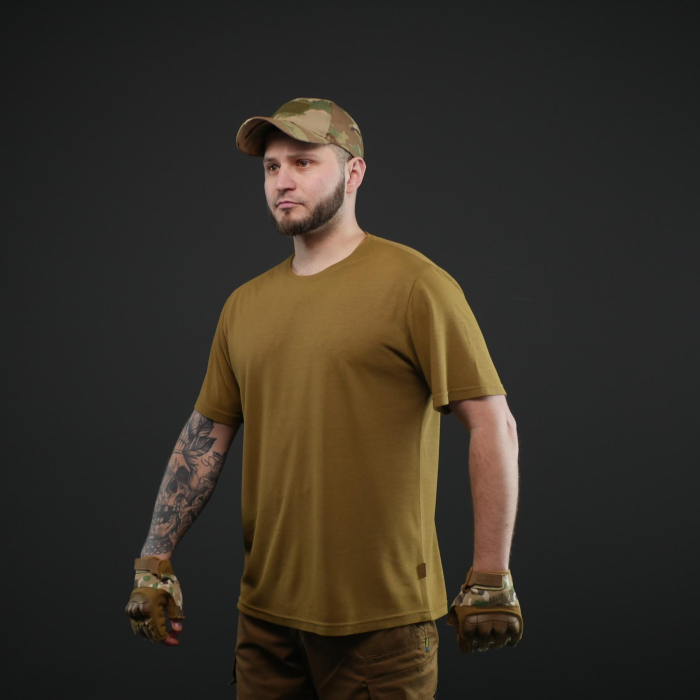 Вогнестійка футболка Militex койот з технологіює Power Dry - Зображення 7