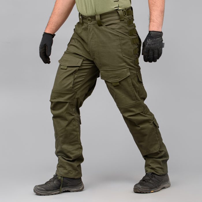Штани тактичні "SHTORM" OLIVE (Джинс) - Зображення 2