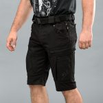 Шорти з ременем "SPARTAN" BLACK (Котон Стрейч)