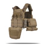 Комплект плитоноска Kiborg GU Gen.2 + 6 підсумків Койот