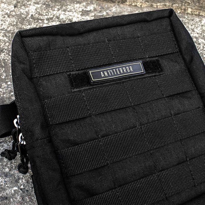 Підсумок на стегно "ANTITERROR II" BLACK (Cordura) - Зображення 2