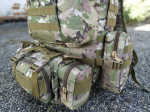 Тактичний рюкзак Molle Assault 55л + (3 органайзери) Мультикам - Зображення 3