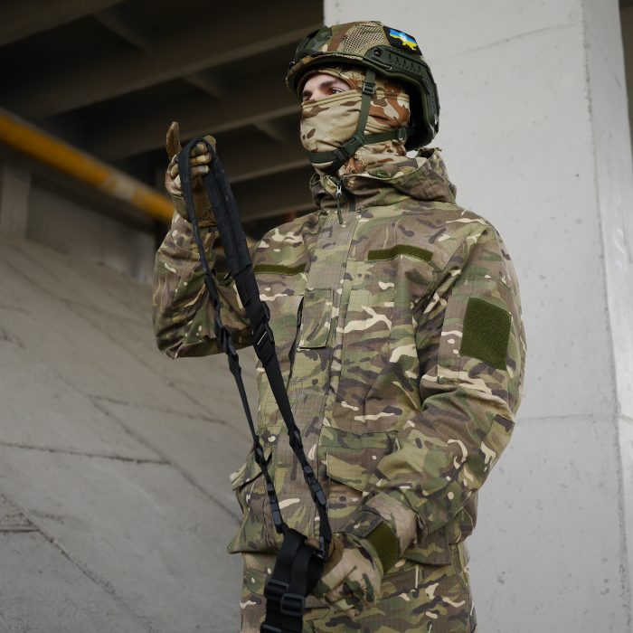 Ремінь 2-точковий Kiborg для АК,РПК Чорний мультикам - Зображення 7