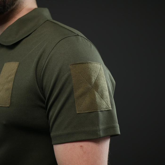 Тактична футболка поло олива Military (44р) - Зображення 9