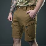 Тактичні шорти BR Stinger | Стрейч, койот | Літо, ТрО, польові умови - Зображення 6