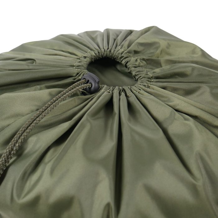 Спальний мішок з капюшоном 2.10х90 фліс олива зимовий - Зображення 5