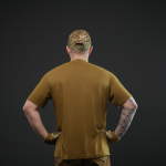 Вогнестійка футболка Militex койот з технологіює Power Dry - Зображення 8