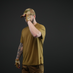 Вогнестійка футболка Militex койот з технологіює Power Dry - Зображення 6