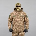 Анорак "TRAVEL DEFENCE" ХИЖАК ПІКСЕЛЬ (Таслан + Мікрофліс)