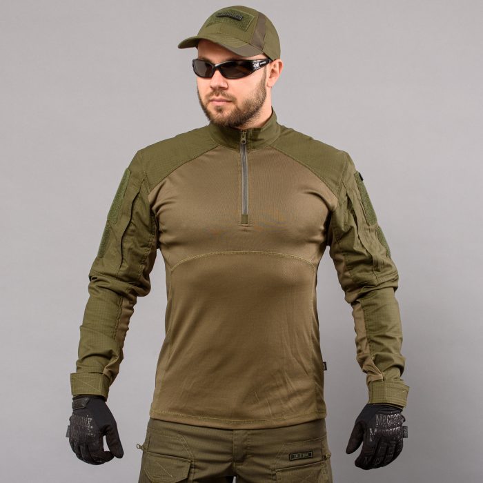 Сорочка бойова UBACS "ANTITERROR II" OLIVE (Rip-Stop + CoolPass + Ribana) - Зображення 1
