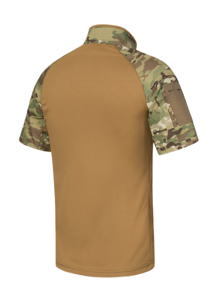 Тактична футболка убакс G4 Kiborg з коротким рукавом койот+мультикам - Зображення 2