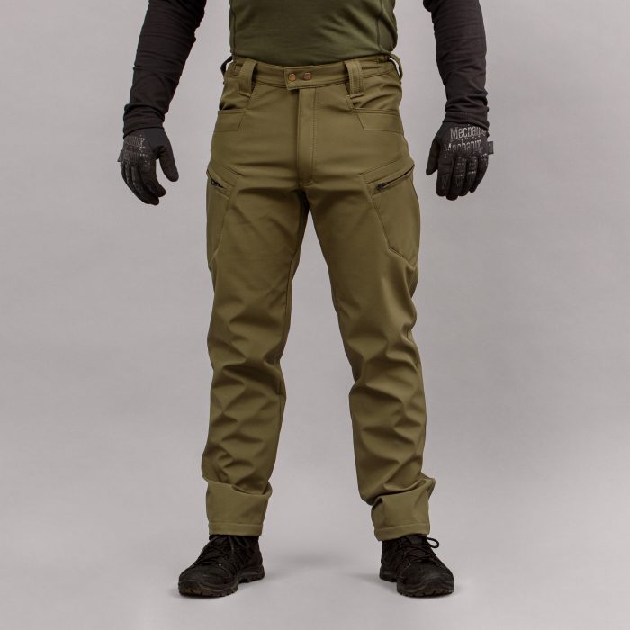 Штани "URBAN SCOUT" OLIVE (SoftShell) - Зображення 1