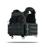 Плитоноска Kiborg GU Gen.2 + з'ємна панель для трьох магазинів Чорний Мультикам