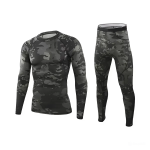 Термобілизна чорний мультикам ESDY Tactical Thermal