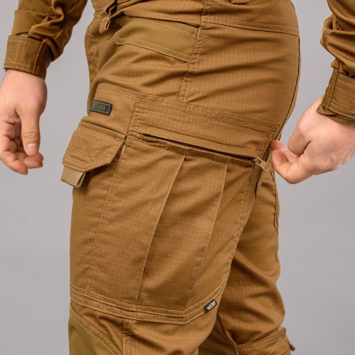 Штани тактичні "ANTITERROR II" COYOTE (Rip-Stop Стрейч + Мембрана) - Зображення 7
