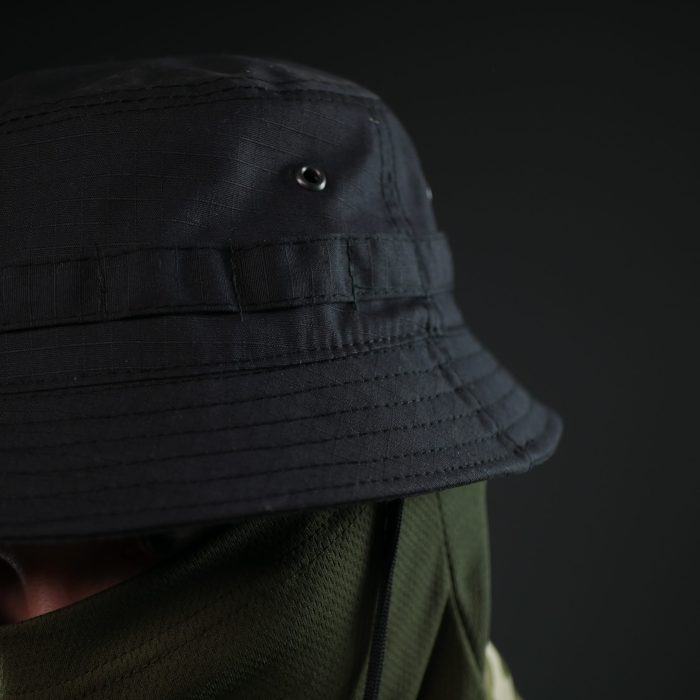 Армійська панама PLV (ріп-стоп) Чорна - Зображення 7