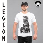 Футболка з принтом "LEGION" WHITE (Бавовна)