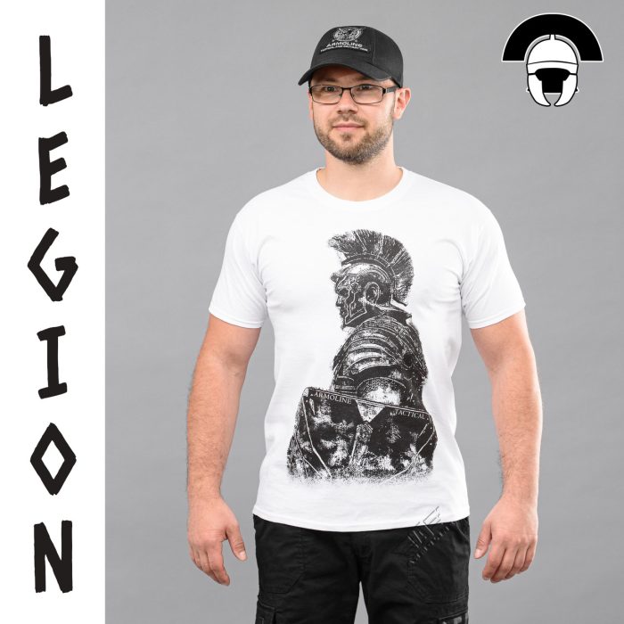 Футболка з принтом "LEGION" WHITE (Бавовна) - Зображення 1