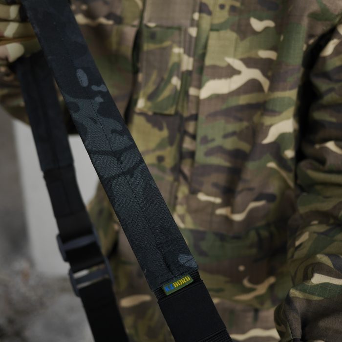 Ремінь 2-точковий Kiborg для АК,РПК Чорний мультикам - Зображення 10