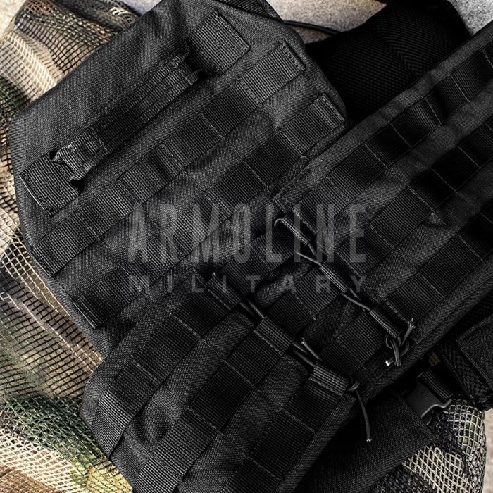 Плитоноска Plate Carrier KARGO BLACK (Cordura) - Зображення 5