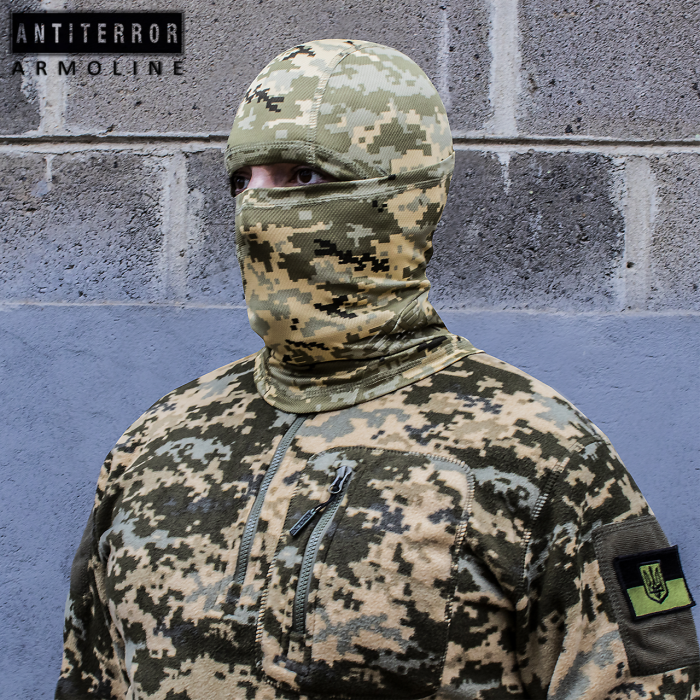 Маска - балаклава "ANTITERROR II" УКРПІКСЕЛЬ ММ14 (CoolMax) - Зображення 5