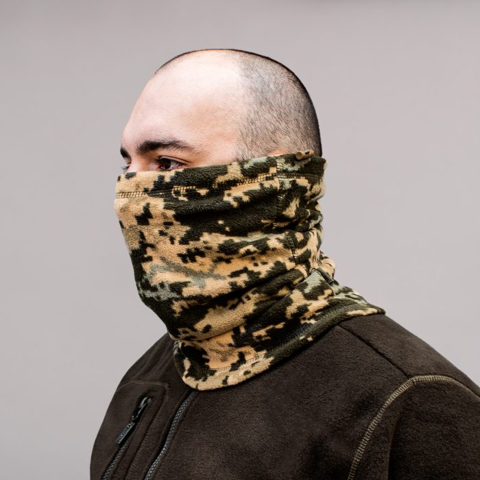 Теплий Комплект Шапка + Баф "УКРПІКСЕЛЬ ММ14" (Фліс) - Зображення 4