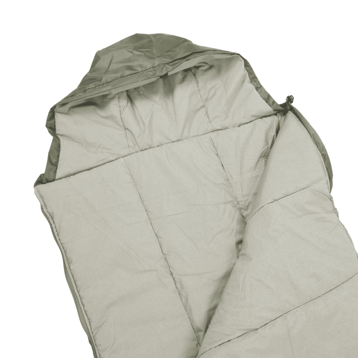 Спальний мішок з капюшоном 2.10х75 бязь олива - Зображення 2