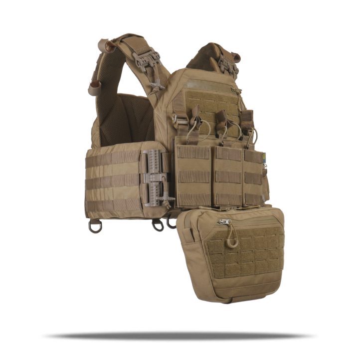 Комплект плитоноска Kiborg GU Gen.2 + 6 підсумків Койот - Зображення 3