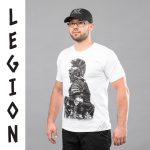 Футболка з принтом "LEGION" WHITE (Бавовна) - Зображення 2