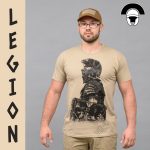 Футболка з принтом "LEGION" KHAKI (Бавовна)