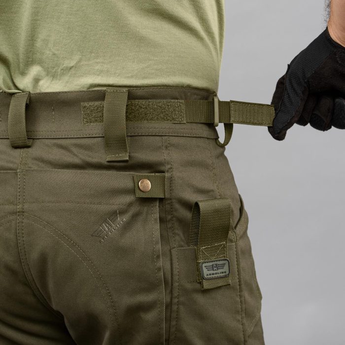Штани тактичні "SHTORM" OLIVE (Джинс) - Зображення 6