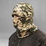 Теплий Комплект Шапка + Баф "УКРПІКСЕЛЬ ММ14" (Фліс)