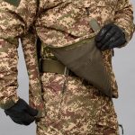 Комплект "TRAVEL DEFENCE" 3 в 1 АНОРАК ХИЖАК ПІКСЕЛЬ (Таслан + Мікрофліс) - Зображення 7