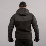 Толстовка з капюшоном "ANTITERROR II" BLACK (Фліс + Мембрана) - Зображення 3