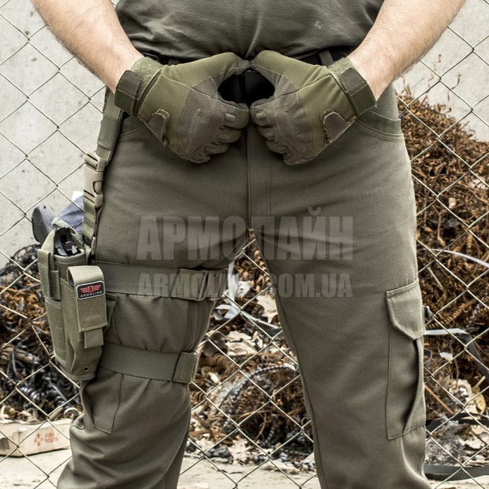 Кобура тактична "SCORPION PRO" OLIVE (Cordura) - Зображення 8