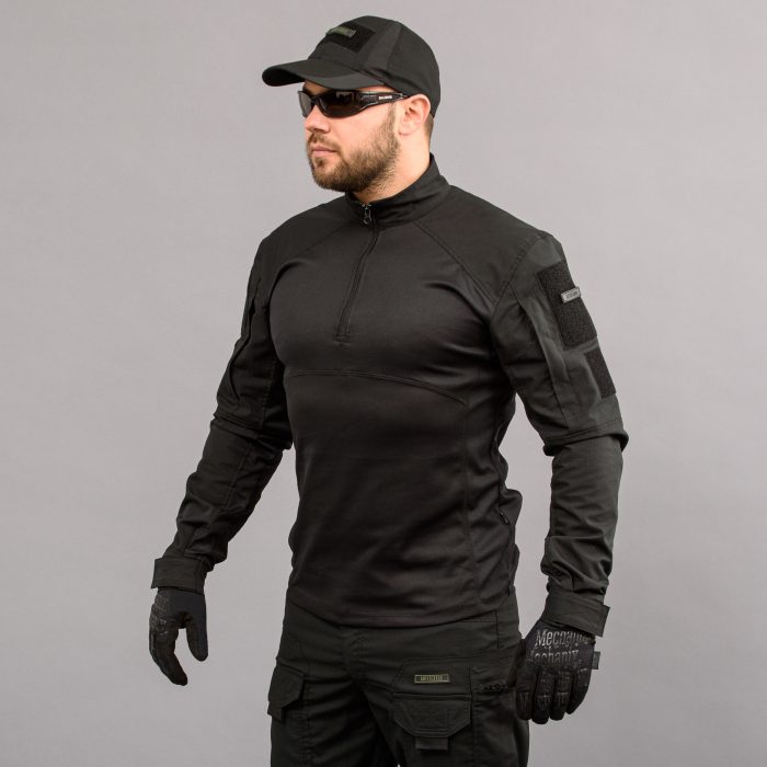 Сорочка бойова UBACS "ANTITERROR II" BLACK (Rip-Stop + CoolPass + Ribana) - Зображення 2