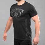 Футболка з принтом "BLACK WATER" BLACK (Бавовна) - Зображення 4