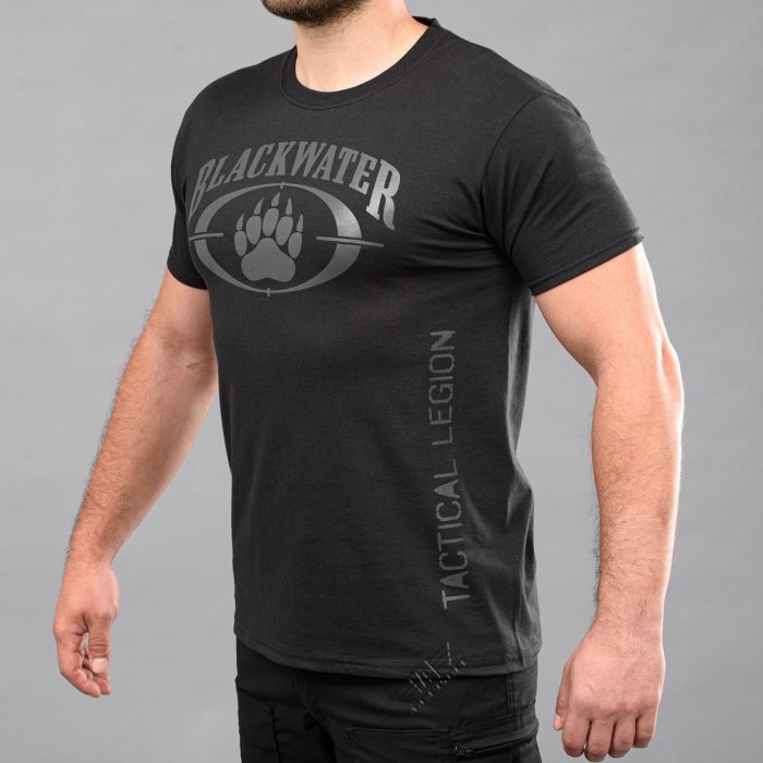Футболка з принтом "BLACK WATER" BLACK (Бавовна) - Зображення 4